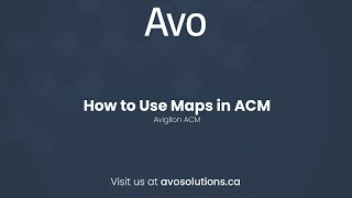 How to Use Maps in ACM