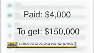 81-year-old warns you about scam using Facebook scam