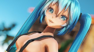 MMD : ビバハピ / Viva Happy - Miku (HD)【Ray-MMD】[1440p60]