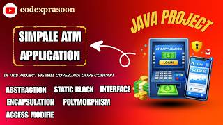 Java Project : Simple ATM Application Using Java OOps