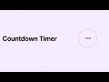 Learn React Js | Learn Tailwind CSS | Learn Web Development | Build a Countdown Timer App 1