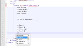 031 Using date object in Javascript