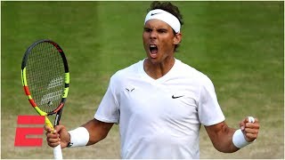Rafael Nadal’s win sets up semifinals match with Roger Federer | 2019 Wimbledon Highlights