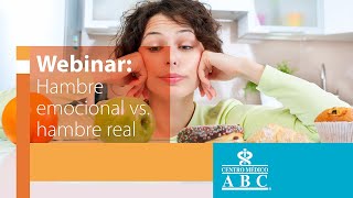 Webinar: hambre emocional vs. hambre real