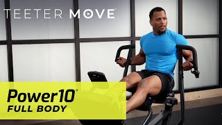 18 Min Full Body Workout | Power10 Elliptical Rower | Teeter Move