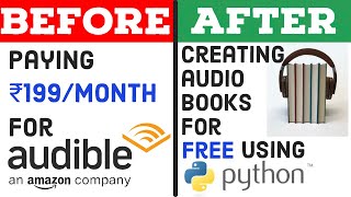 Create Audiobooks using Python ¶ Amazon Audible's Alternative ¶ Convert PaperBooks to Audiobooks