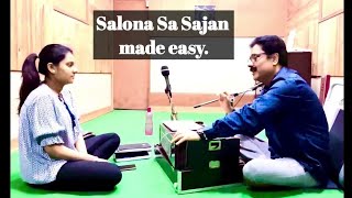 Salona Sa Sajan tutorial #shuvodeep #learnmusiconline #onlinemusiclessons #onlinelearing