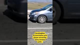 Qarabağdan Ermənistana yola düşən ermənilər artıq Gorusq çatıb