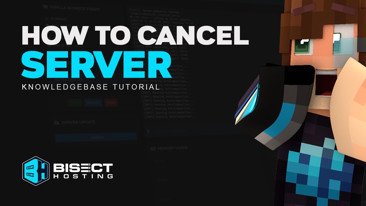 How To Cancel A Bisecthosting Server Youtube