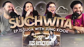 BTS "Suchwita Ep. 15 Suga with Jungkook + Noraebang Clip" Reaction - karaoke King 🤩 | Couples React