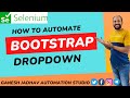 How to automate Bootstrap Dropdown in selenium || Ganesh Jadhav