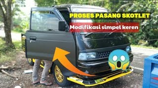 Modifikasi mobil mitsubishi colt t120ss pick up menggunakan skotlet_cisalak subang