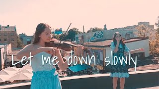 Let me down slowly - Alec Benjamin (cover by Ade Lina with Elizabeth)