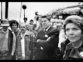 President Ronald Regan visits the San Diego tuna fleet in 1980.