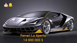 The most expensive luxury and sport car. En bahalı lüks ve spor arabalar