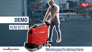 Hoe werkt de RCM Byte II schrobmachine? | Demo