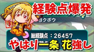 パワサカNo.1081【一条 花強すぎ！】セク１に経験点を稼げると経験点が大爆発しやすい！？　べた実況