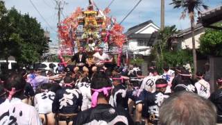 2017津屋崎祇園山笠　北流れ　台上がり２