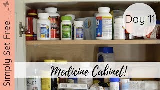 Declutter the Medicine Cabinet Day 11