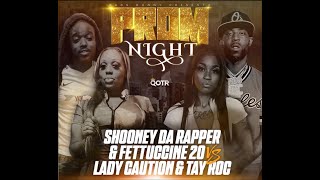 BABS BUNNY PRESENTS | SHOONEY DA RAPPER \u0026 FETTUCCINE 20 VS LADY CAUTION \u0026 TAY ROC | #QOTR #PROMNIGHT