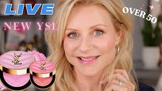 ✨ Live Beauty Chat for Mature Skin – Testing New YSL Make Me Blush 24H Buildable Blush