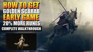 Where to Find the Golden Scarab in Elden Ring - Complete Walkthrough (Increase Runes by 20%)