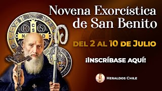 Novena Exorcística a San Benito - ¡Inscríbase aquí! #oracionpoderosa #sanbenito