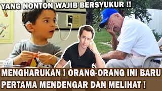 Mengharukan! Orang² Ini Baru Pertama kali Mendengar Dan Melihat Dalam Hidupnya!