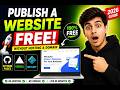 How To Publish a Website FREE Without Hosting & Domain 🔥 | Beginner Guide 2026