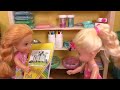 Elsa and Anna toddlers get supplies - back to school