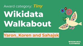 Wikidata Walkabout - Coolest Tool Award 2024