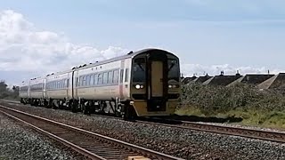 09/04/22 - Class 158 - 158827 and 158839 - Llandudno Junction to Birmingham International