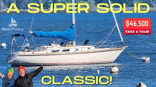 This Timeless CLASSIC SAILBOAT Is Ready To GO! A SOLID 1980 Bristol 35.5C at $46,500. FULL TOUR!