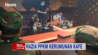 Petugas Razia Kerumunan Kafe dan Tempat Hiburan Malam saat PPKM #iNewsMalam 27/10