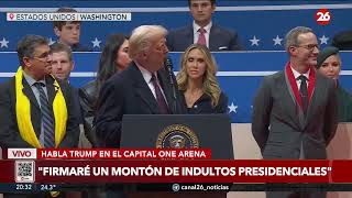 🚨 EEUU | El DISCURSO de TRUMP en el CAPITAL ONE ARENA: \