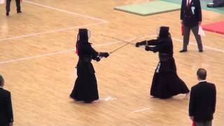 All Japan Kendo Tournament (2014 Round 1) Kunitomo vs Saito