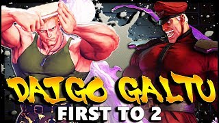 SFV - Daigo Umehara ( Guile ) Vs Galtu ( M.Bison ) |Ranked FT2 - SF5