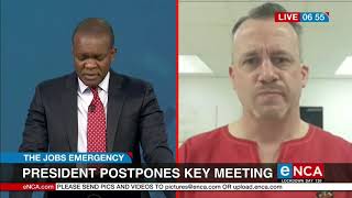 President postpones key meeting