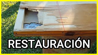 COMO restaurar una PUERTA placa TUTORIAL