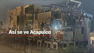 #QuéPasóEnAcapulco | Guerrero se encuentra incomunicado y la Plaza Diana de Acapulco irreconocible