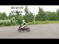 emergency braking from high speed