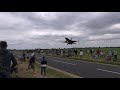 Turkish F 16 Pilot Ducks Under The Glide Slope, Low Over The Plane Spotters