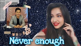 Girl Reacts to @marcelitopomoyofficial  / Never Enough / WOW