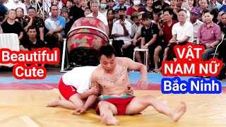 Men and women wrestling is awesome | Vật Nam Nữ hội làng, Vật Nam Nữ mạnh nhất.