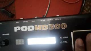 RESET FACTORY POD HD300 (pengaturan awal) Line 6