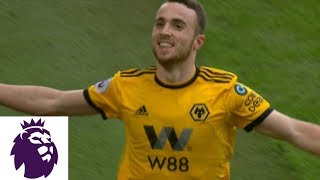 Diogo Jota puts Wolves ahead with his second goal v. Leicester City | Premier League | NBC Sports