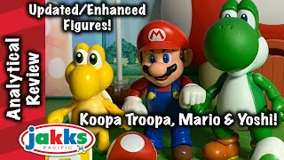 Updated/Enhanced Mario, Yoshi \u0026 Koopa Troopa Figure Reviews