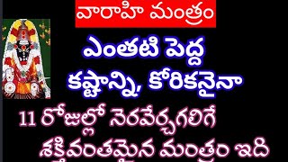 11 సార్లు 11 రోజులు ఈ మంత్రాన్ని జపిస్తే//11 రోజుల్లో మీ కోరిక ఎంత పెద్ద కోరికైనా నెరవేరుతుంది!!