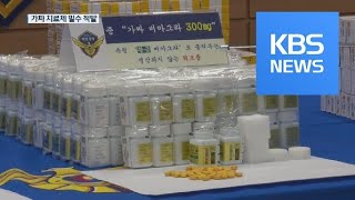 수백억 대 ‘가짜 발기부전치료제’ 밀수 조직 적발 / KBS뉴스(News)
