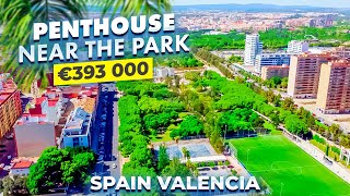 Spacious Penthouse with Huge terrace 3 bedrooms \u0026 111.82 m2 in Valencia Spain